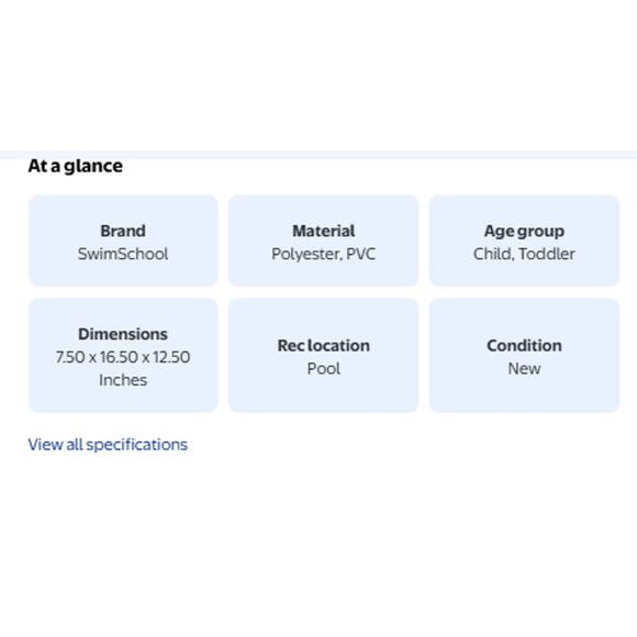 Premium Tot Swim Trainer Adjustable Safety Strap SWIM SCHOOL AGES 2-4 LEVEL 2 - Picture 2 of 5